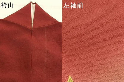 平和屋着物●ファッションデザイナー 花井幸子　振袖　駒刺繍　雲取り花文　暈し染め　金彩　やまと誂製　正絹　逸品　AABG4649fy