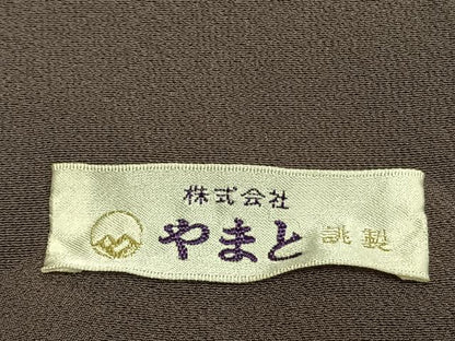平和屋着物●ファッションデザイナー 花井幸子　振袖　駒刺繍　雲取り花文　暈し染め　金彩　やまと誂製　正絹　逸品　AABG4649fy