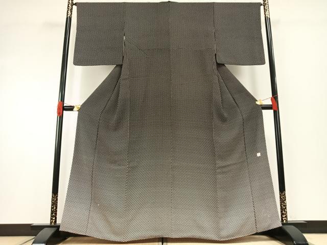 平和屋着物●紀裳苑　訪問着　鹿の子文様　正絹　逸品　AABG4654fy
