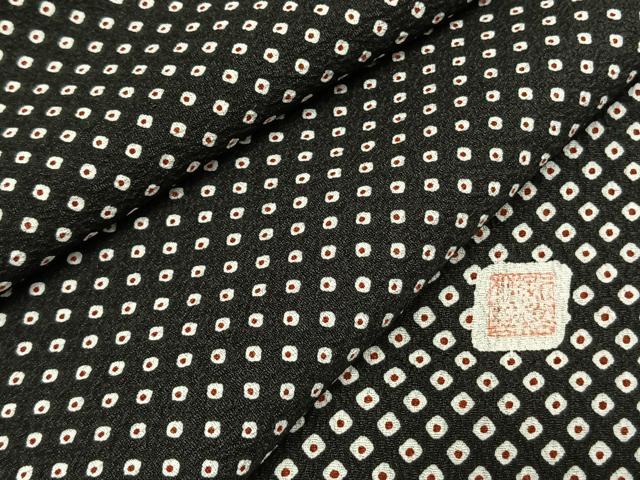 平和屋着物●紀裳苑　訪問着　鹿の子文様　正絹　逸品　AABG4654fy