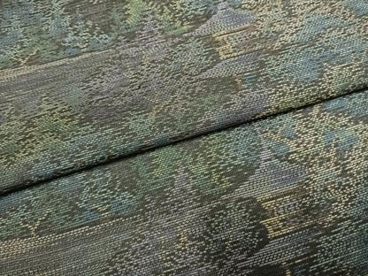 平和屋着物●本場大島紬　風景文　正絹　逸品　未使用　AABG4659fy