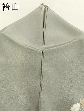 平和屋着物●訪問着　友禅　作家物　枝花文　暈し染め　正絹　逸品　AABG4661fy