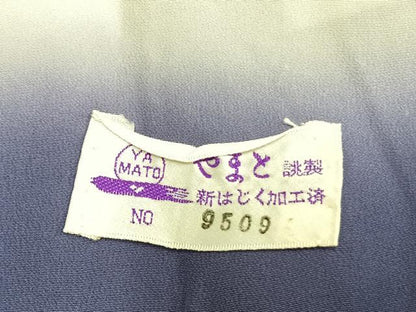 平和屋着物●越後十日町の一流染匠 桐屋・翠山工房 訪問着 絞り 辻が花 暈し染め 金彩 やまと誂製 ロング丈 正絹 逸品 AABG4667fy