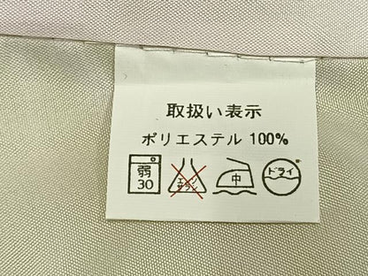 平和屋着物●小振袖　二尺袖　麻の葉文様　洗える着物　AABG4676fy