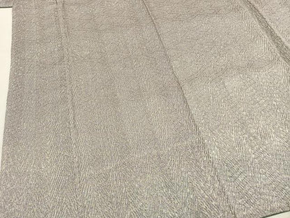 平和屋着物●名門　藤娘きぬたや・総絞り(杢目絞り)　小紋　霞文　正絹　逸品　AABG4677fy