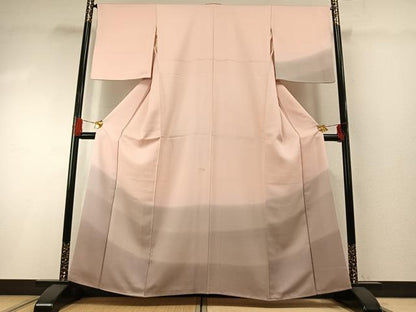 平和屋着物●訪問着　霞文　暈し染め　正絹　逸品　AABG4678fy