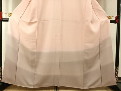平和屋着物●訪問着　霞文　暈し染め　正絹　逸品　AABG4678fy