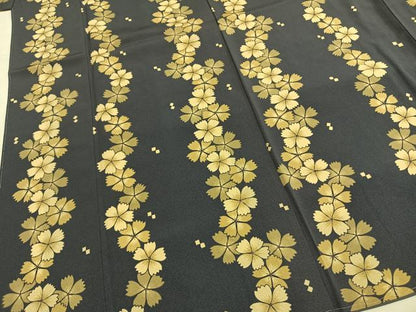 平和屋着物●上質な小紋　花間道　正絹　逸品　未使用　AABG4686fy