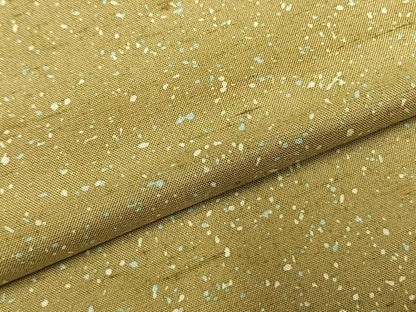 平和屋着物●石川県指定無形文化財　牛首紬　白山工房　手織り　霞文　正絹　逸品　未使用　AABG4695fy