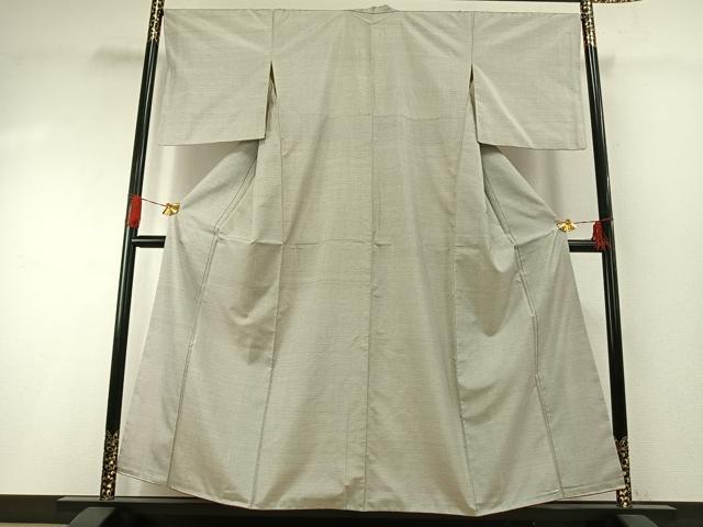 平和屋着物●本場大島紬　白大島　100亀甲　総詰め　正絹　逸品　AABG4696fy