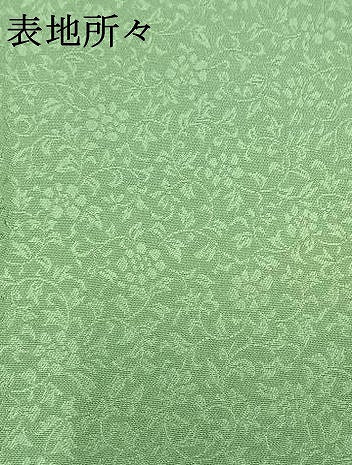 平和屋着物●中国人間国宝　将雪英　訪問着　中国三大刺繍　相良刺繍　総刺繍　鳥獣戯画　薄緑色　正絹　逸品　AABG4703fy