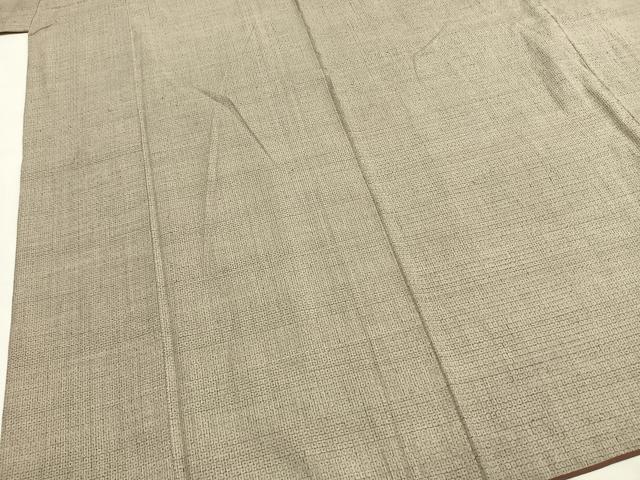 平和屋着物●本場結城紬　重要無形文化財　80亀甲　総詰め　正絹　逸品　AABG4710fy