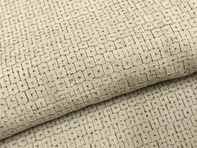 平和屋着物●本場結城紬　重要無形文化財　80亀甲　総詰め　正絹　逸品　AABG4710fy