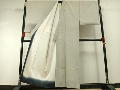 平和屋着物●男性　本塩沢　アンサンブル　110亀甲　総詰め　正絹　逸品　AABG4717fy