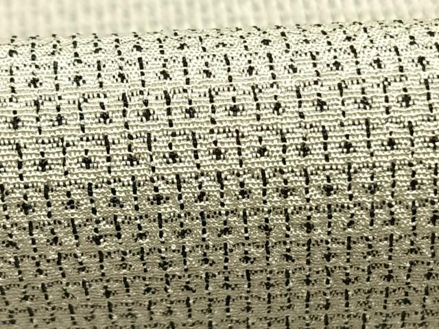 平和屋着物●男性　本塩沢　アンサンブル　110亀甲　総詰め　正絹　逸品　AABG4717fy