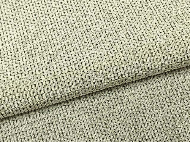 平和屋着物●男性　本塩沢　アンサンブル　110亀甲　総詰め　正絹　逸品　AABG4717fy