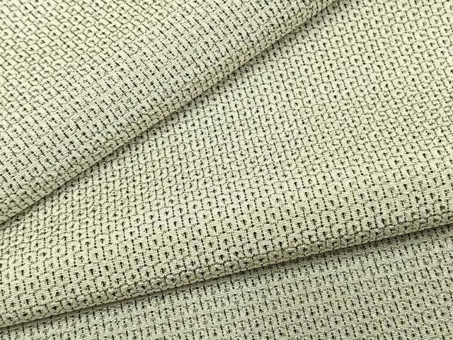 平和屋着物●男性　本塩沢　アンサンブル　110亀甲　総詰め　正絹　逸品　AABG4717fy