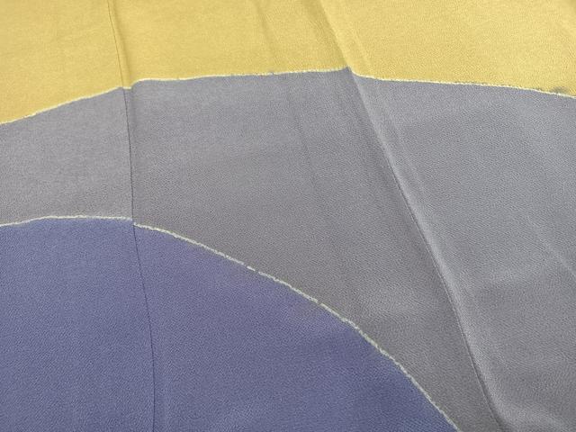 平和屋着物●東京友禅　久呂田明功　訪問着　鬼しぼ縮緬　正絹　逸品　AABG4728fy