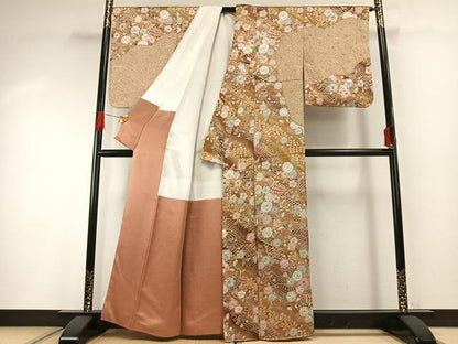 平和屋着物●訪問着　辻が花　暈し染め　正絹　逸品　AABG4743fy