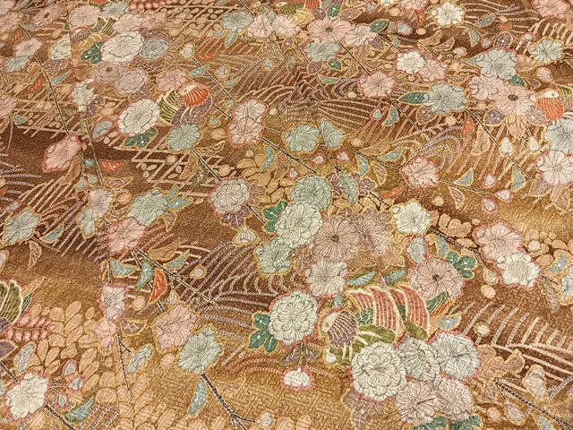 平和屋着物●訪問着　辻が花　暈し染め　正絹　逸品　AABG4743fy