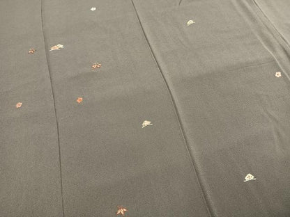 平和屋着物●訪問着　総刺繍　松竹梅　金糸　鬼しぼ縮緬　正絹　逸品　AABG4750fy