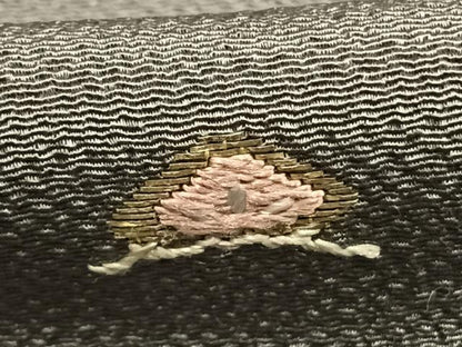 平和屋着物●訪問着　総刺繍　松竹梅　金糸　鬼しぼ縮緬　正絹　逸品　AABG4750fy