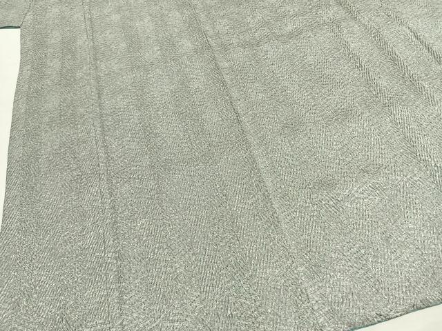 平和屋着物●名門　藤娘きぬたや・総絞り(杢目絞り)　小紋　霞文　正絹　逸品　AABG4753fy