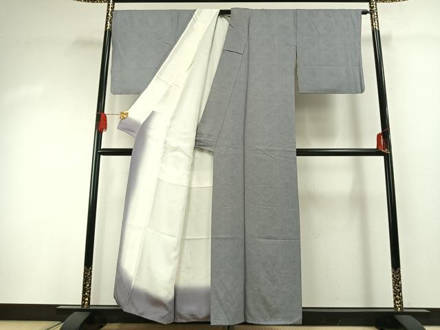 平和屋着物●江戸小紋　鮫小紋柄　正絹　逸品　AABG4755fy