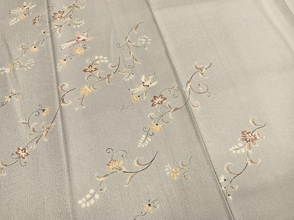 平和屋着物●訪問着　花鳥文　正絹　逸品　AABG4756fy