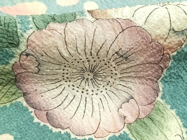 平和屋着物●訪問着　作家物　絞り　辻が花　暈し染め　正絹　逸品　AABG4765fy