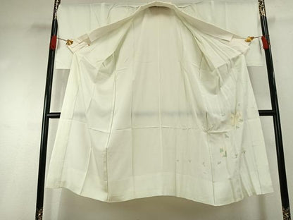 平和屋着物●長襦袢　単衣　絵馬　お守り　金彩　高島屋扱い　正絹　逸品　AABG4775fy