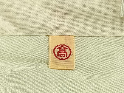 平和屋着物●長襦袢　単衣　絵馬　お守り　金彩　高島屋扱い　正絹　逸品　AABG4775fy