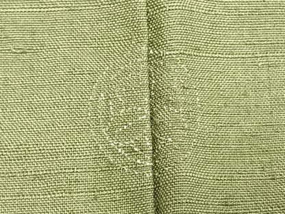 平和屋着物●訪問着　中国三大刺繍　相良刺繍　総刺繍　紬地　色紙重ね花文　正絹　逸品　AABG4778fy