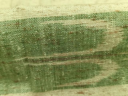 平和屋着物●ぜんまい紬　琉球絣　正絹　逸品　AABG4796fy
