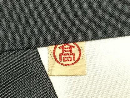 平和屋着物●本場結城紬　重要無形文化財　80亀甲　色紙文　高島屋扱い　正絹　逸品　AABG4797fy