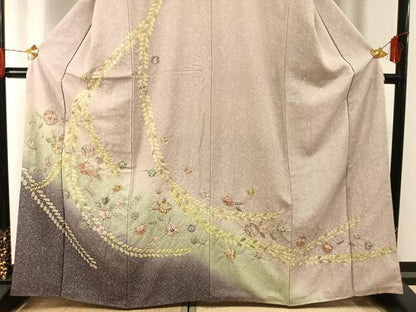 平和屋着物●訪問着　絞り　辻が花　暈し染め　正絹　逸品　AABG4800fy
