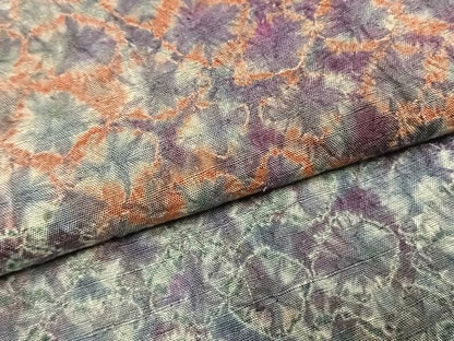 平和屋着物●菅原工房　菅原結作　漢方染紬　正絹　逸品　AABG4803fy