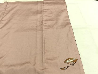 平和屋着物●菅原工房　菅原結作　漢方染紬　正絹　逸品　AABG4803fy