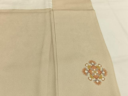 平和屋着物●訪問着　駒刺繍　吉祥花文　金彩　鈴乃屋扱い　正絹　逸品　AABG4805fy