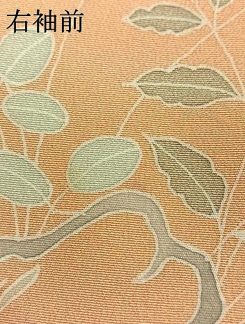 平和屋着物●訪問着　友禅　駒刺繍　御所車花文　暈し染め　金彩　正絹　逸品　AABG4810fy