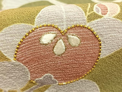 平和屋着物●豪華色留袖　友禅　駒刺繍　草花文　暈し染め　金彩　正絹　逸品　AABG4811fy