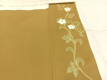 平和屋着物●豪華色留袖　吉祥花鳥文　金彩　正絹　逸品　AABG4819fy
