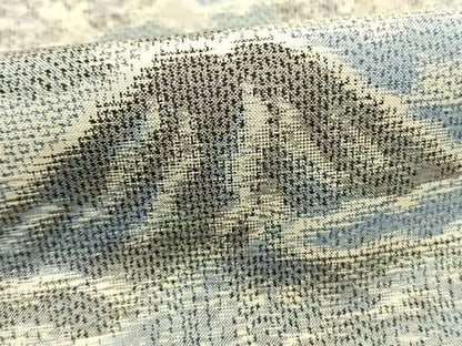 平和屋着物●上質な紬　風景文　正絹　逸品　AABG4821fy