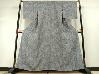 平和屋着物●小紋師　関明光　江戸小紋　辻が花　正絹　逸品　AABG4830fy