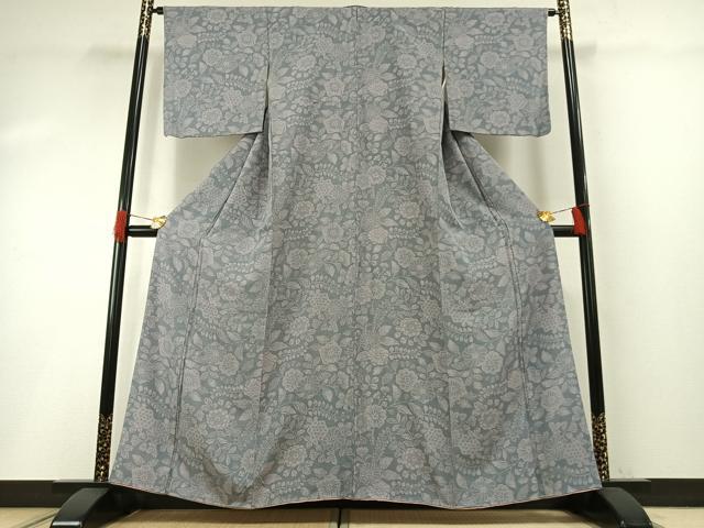 平和屋着物●小紋師　関明光　江戸小紋　辻が花　正絹　逸品　AABG4830fy