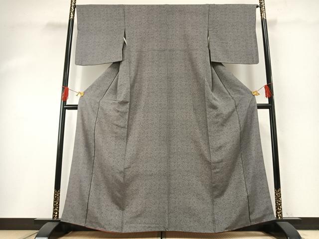 平和屋着物●江戸小紋　花丸文　正絹　逸品　AABG4832fy