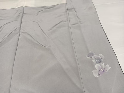 平和屋着物●訪問着　舞花文　暈し染め　正絹　逸品　AABG4845ph