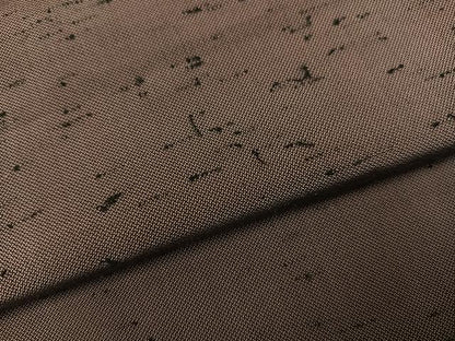 平和屋着物●上質な紬　色無地　煤竹色　正絹　逸品　AABG4854ph