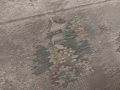 平和屋着物●本場大島紬　風景文　正絹　逸品　AABG4880ph