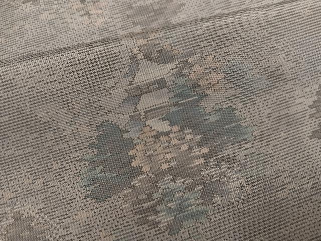 平和屋着物●本場大島紬　風景文　正絹　逸品　AABG4880ph